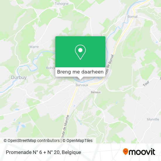 Promenade N° 6 + N° 20 kaart
