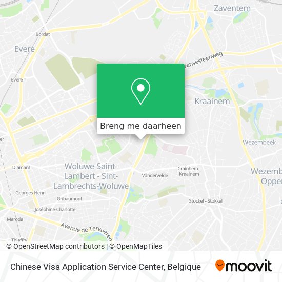 Chinese Visa Application Service Center kaart