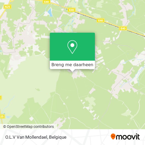 O.L.V Van Mollendael kaart