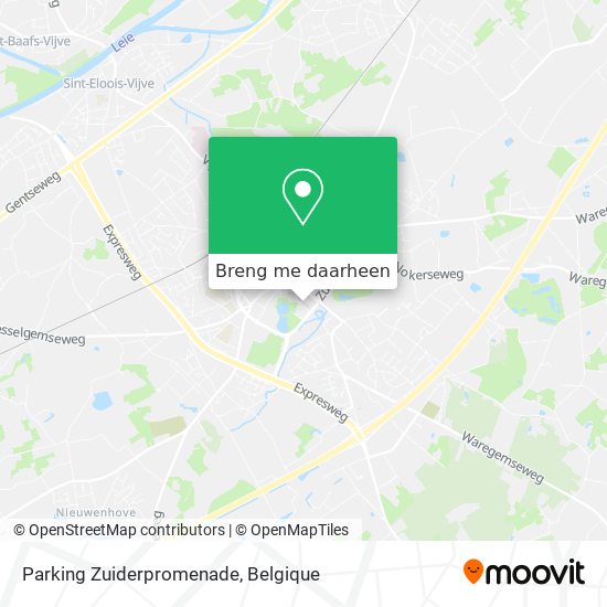 Parking Zuiderpromenade kaart