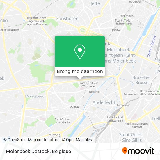 Molenbeek Destock kaart