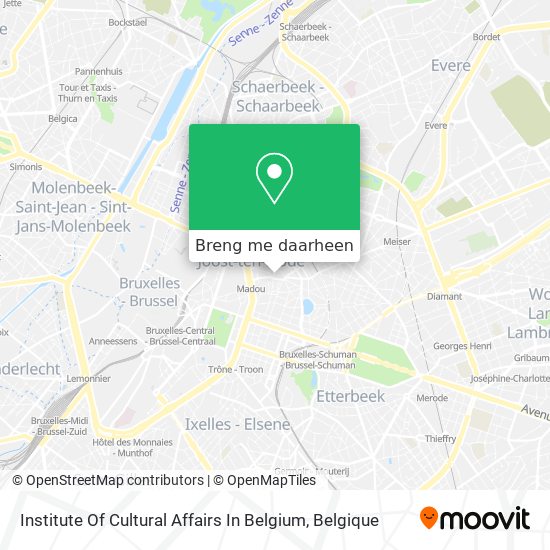 Institute Of Cultural Affairs In Belgium kaart