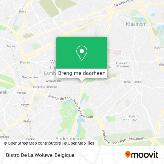 Bistro De La Woluwe kaart