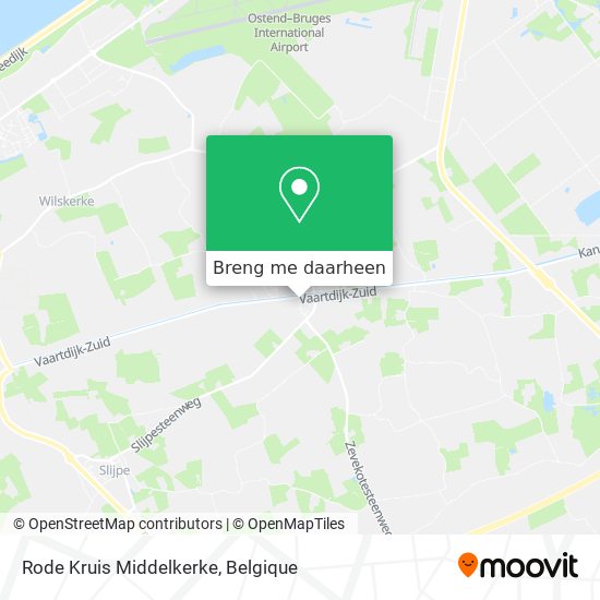 Rode Kruis Middelkerke kaart