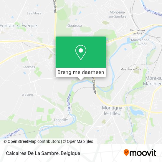 Calcaires De La Sambre kaart