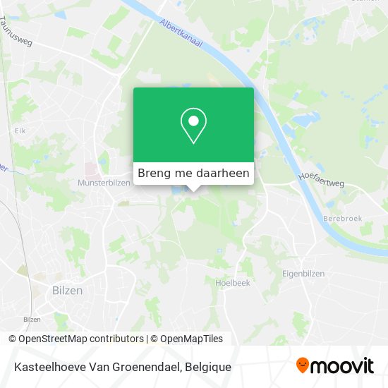 Kasteelhoeve Van Groenendael kaart