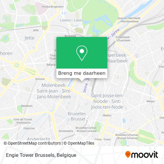 Engie Tower Brussels kaart