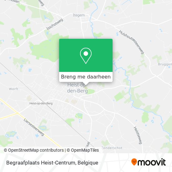 Begraafplaats Heist-Centrum kaart