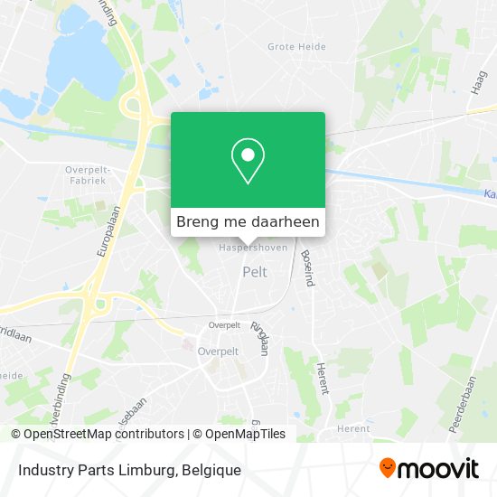 Industry Parts Limburg kaart