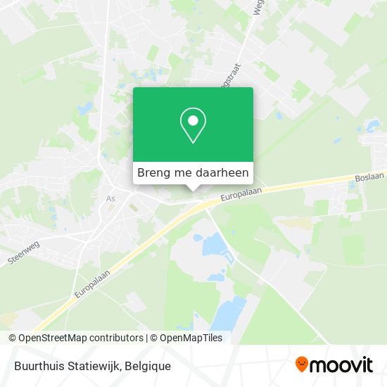 Buurthuis Statiewijk kaart