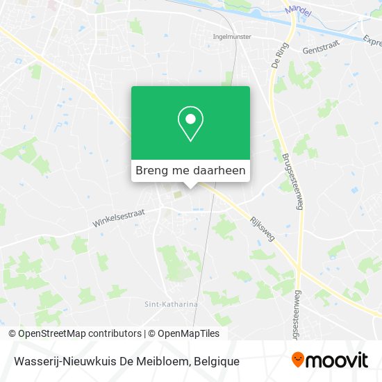 Wasserij-Nieuwkuis De Meibloem kaart