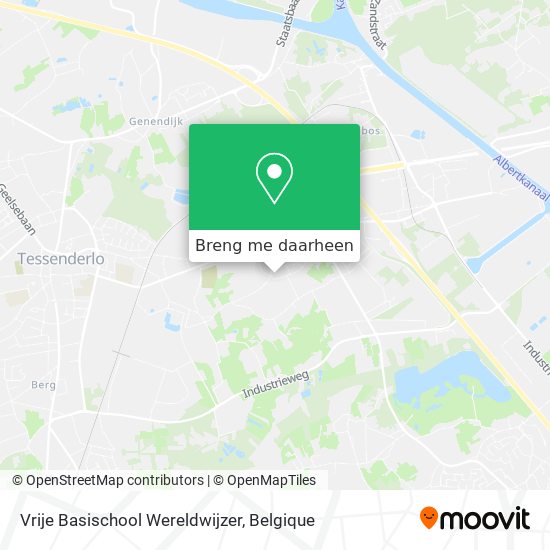 Vrije Basischool Wereldwijzer kaart