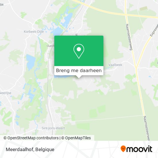 Meerdaalhof kaart