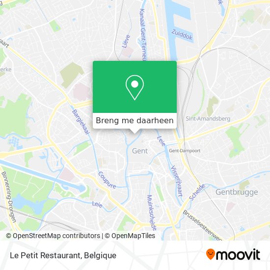 Le Petit Restaurant kaart