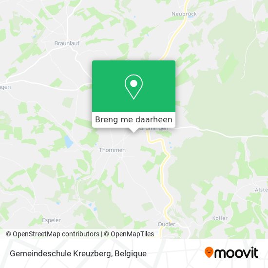 Gemeindeschule Kreuzberg kaart