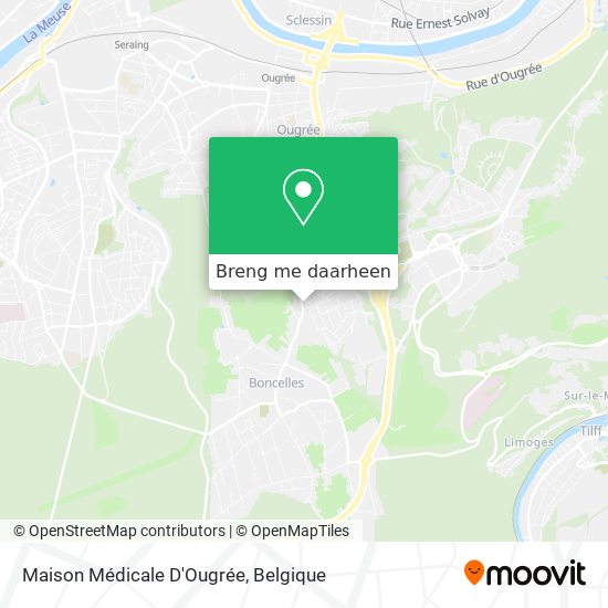 Maison Médicale D'Ougrée kaart