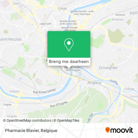 Pharmacie Blavier kaart