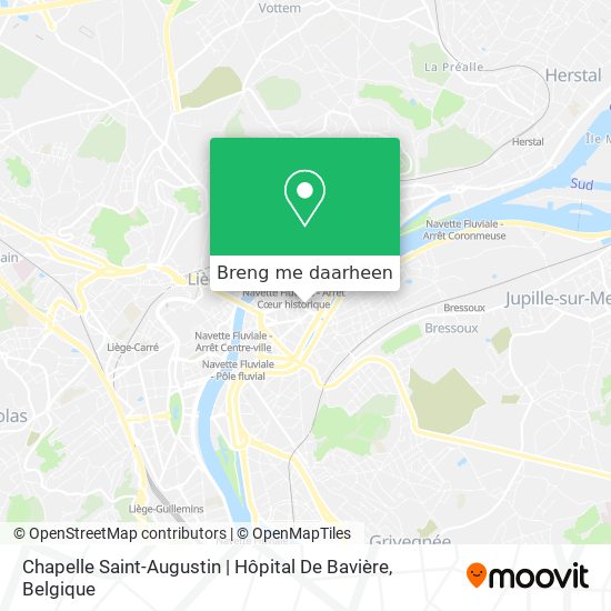 Chapelle Saint-Augustin | Hôpital De Bavière kaart