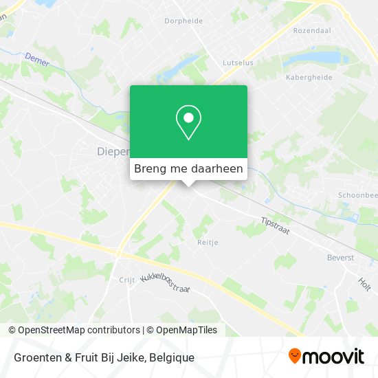 Groenten & Fruit Bij Jeike kaart