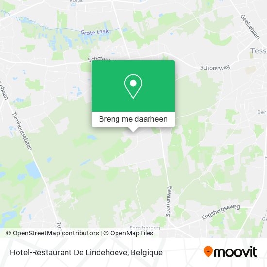 Hotel-Restaurant De Lindehoeve kaart