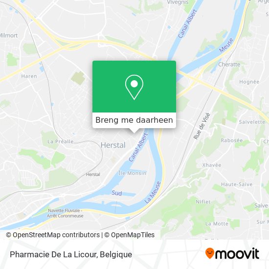 Pharmacie De La Licour kaart