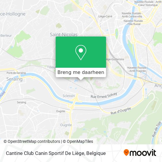 Cantine Club Canin Sportif De Liège kaart