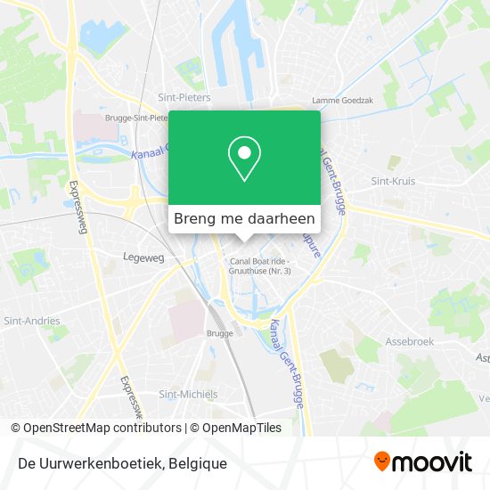 De Uurwerkenboetiek kaart