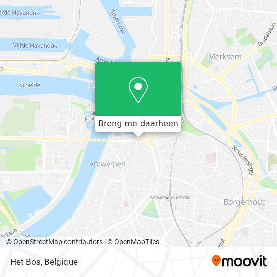 herwinnen leider sla Hoe gaan naar Het Bos in Antwerpen via Bus, Trein of Tram?