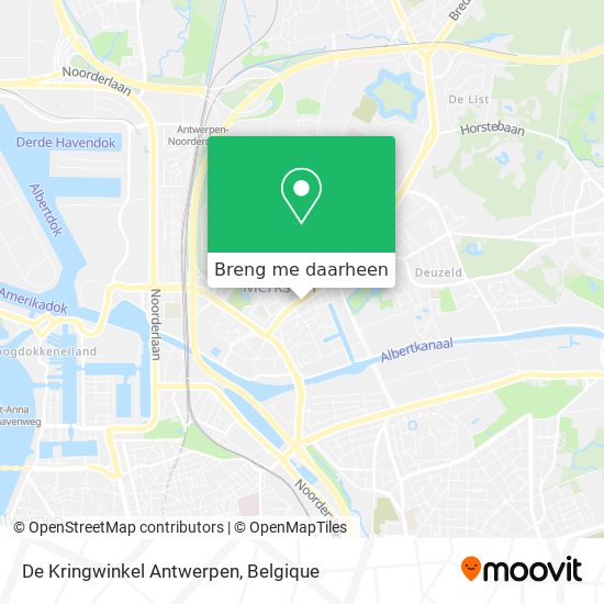 De Kringwinkel Antwerpen kaart
