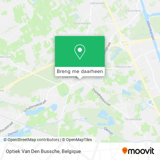Hoe gaan naar Optiek Van Den Bussche in Lummen via Bus of Trein?