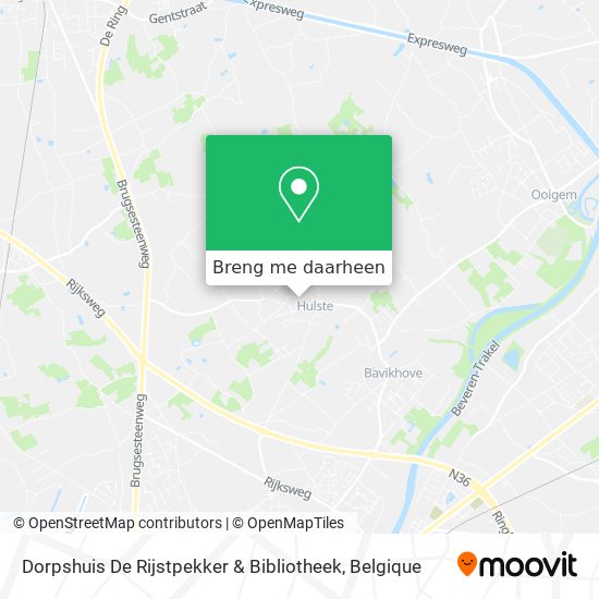Dorpshuis De Rijstpekker & Bibliotheek kaart