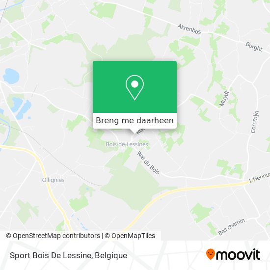 Sport Bois De Lessine kaart