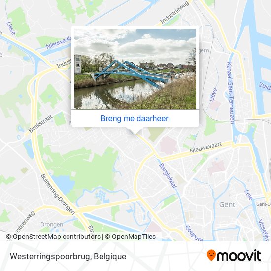 Westerringspoorbrug kaart