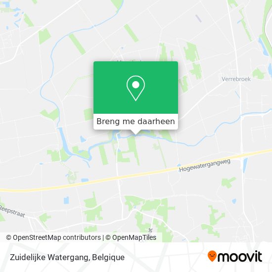 Zuidelijke Watergang kaart