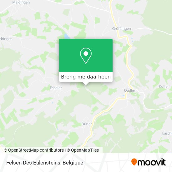 Felsen Des Eulensteins kaart