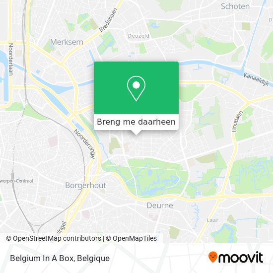 Belgium In A Box kaart