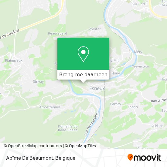 Abîme De Beaumont kaart