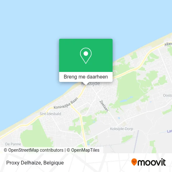 Proxy Delhaize kaart