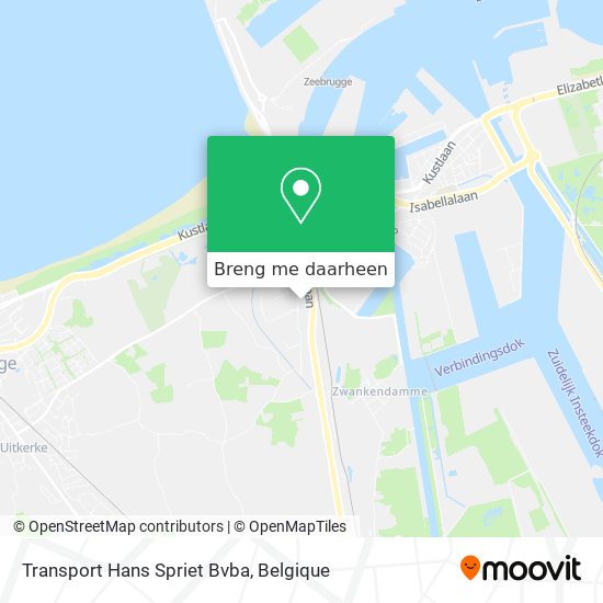 Transport Hans Spriet Bvba kaart