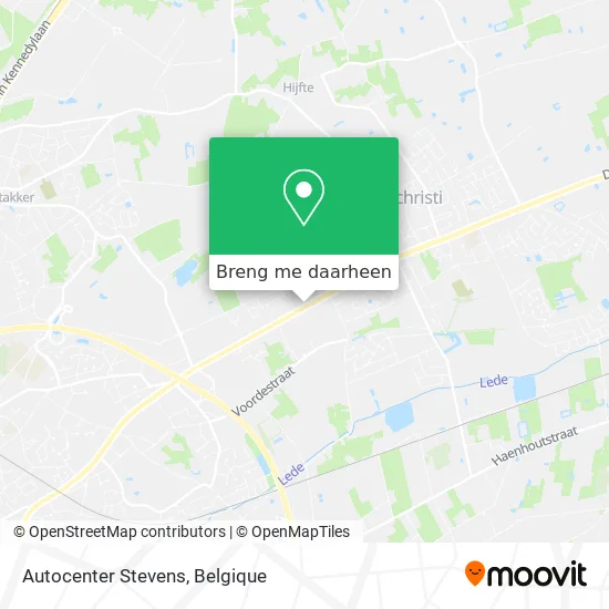 Autocenter Stevens kaart