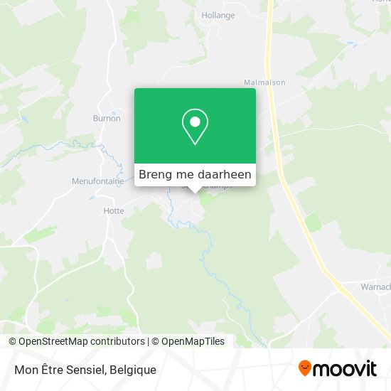 Mon Être Sensiel kaart