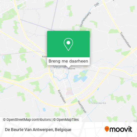 De Beurte Van Antwerpen kaart
