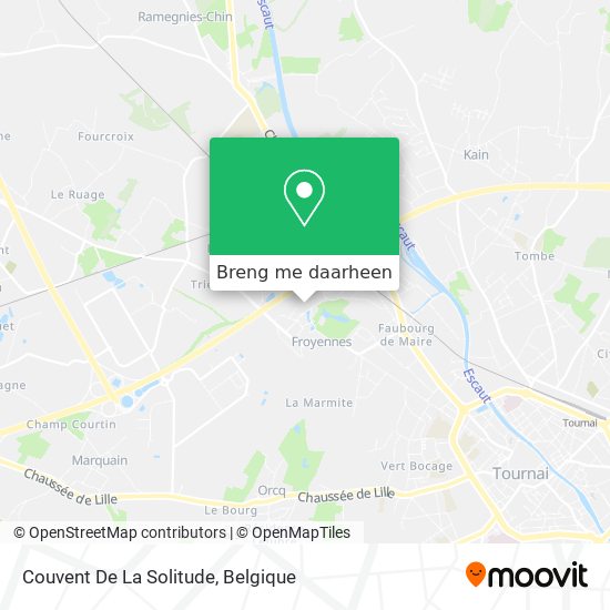 Couvent De La Solitude kaart