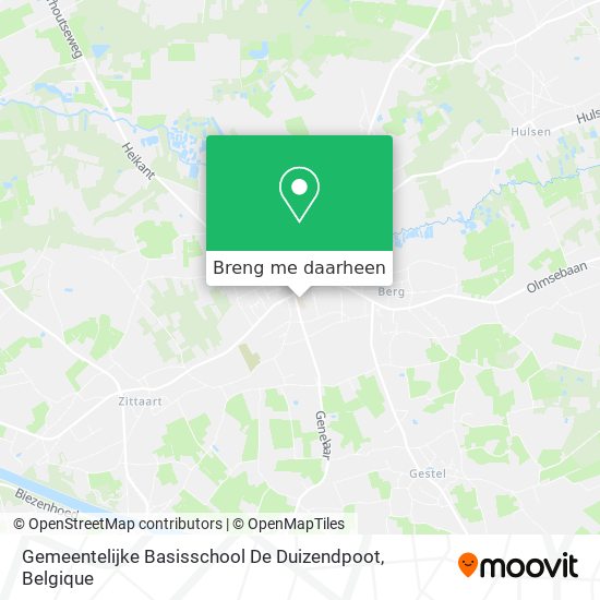 Gemeentelijke Basisschool De Duizendpoot kaart