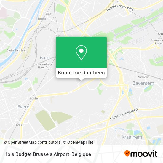 Ibis Budget Brussels Airport kaart