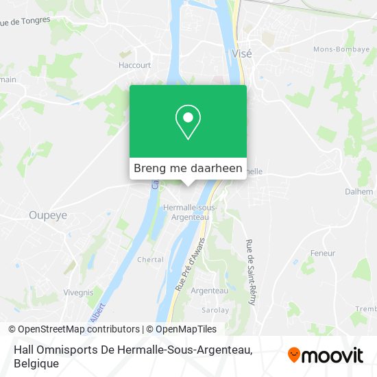 Hall Omnisports De Hermalle-Sous-Argenteau kaart