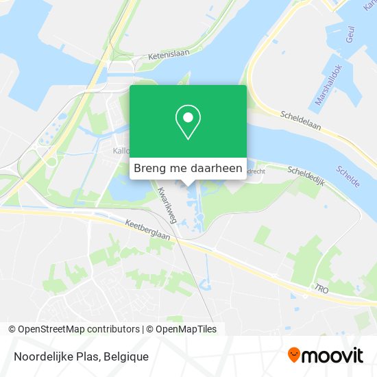 Noordelijke Plas kaart