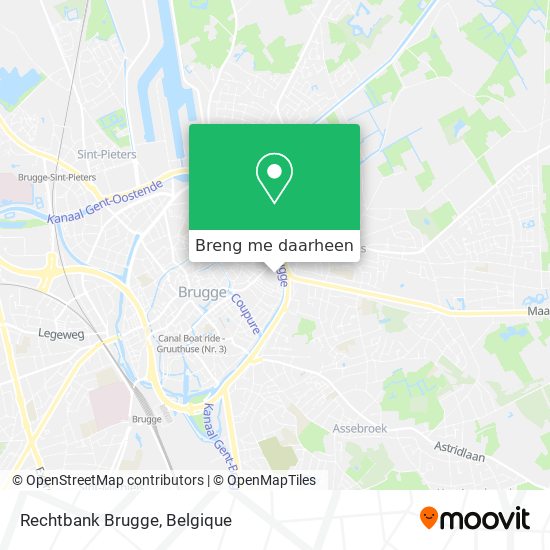 Rechtbank Brugge kaart