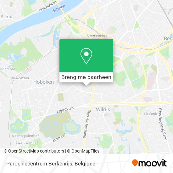 Parochiecentrum Berkenrijs kaart
