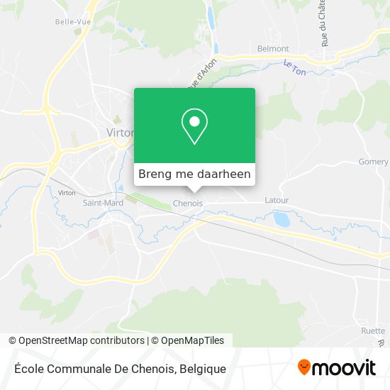 École Communale De Chenois kaart